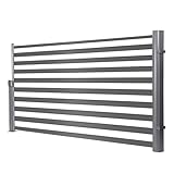 Einziehbare Seitenmarkise für Terrasse und Balkon, wasserdicht und UV-beständig, verstellbare...