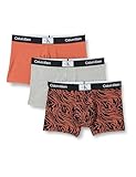 Calvin Klein Herren Trunk 3Pk Retroshorts, Brown, L (3er Pack)