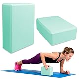 Lixiluxia Yoga Block 2er Set, Yoga Blöcke Klötze Würfel, Rutschfeste Erwachsene Yogablock,...