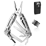 Mossy Oak Multifunktionszange,21 in 1 Multi-Tool Multifunktion mit Zange Klappmesser, Faltbares...