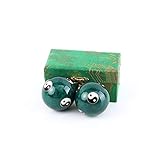 lachineuse - Yin Yang Qi Gong Kugeln Set - Chinesische Klangkugeln aus Emaille ⌀ 45 mm -...