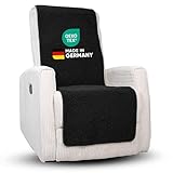 Novaliv Sesselschoner für Relaxsessel Anthrazit - Universeller Sesselschoner ohne Armlehne -...