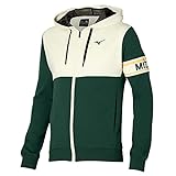 Mizuno Herren Athletics Sweatjacke Kapuzen-Sweatshirt, Pineneedle, S
