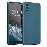 kwmobile Handyhülle kompatibel mit Huawei P20 Hülle - weiche Silikon Case metallisch schimmernd in...
