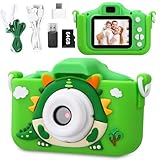 PERMUST Kinderkamera, 1080P HD Digitalkamera für Kinder mit 2,0-Zoll-Bildschirm, 64G Speicherkarte,...