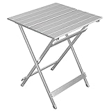 WOLTU Campingtisch klappbar, Gartentisch aus Aluminium, Balkontisch Klapptisch Beistelltisch für...