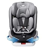 Baby Autositz Kindersitz 360°drehbar mit ISOFIX und Ruheposition, Gruppe 0+1/2/3 (9-36 kg/0-12...