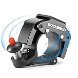 ROCKBROS Fahrradklingel Mini Fahrrad Klingel Lenkerklingel Fahrradglocke 100dB Laut Innovativ...