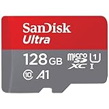 SanDisk Ultra Android microSDXC UHS-I Speicherkarte 128 GB + Adapter (Für Smartphones und Tablets,...