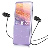 AGPTEK 64GB MP3 Player Bluetooth 5.3 mit 2,4' TFT Farbbildschirm, HiFi Musik Kinder MP3 Player mit...