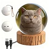 Advencemo 3D-Memory-Ball-Licht,2,7-Zoll-Kristallkugel-Foto-und Videoplayer mit 4 GB...