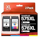 575XL 576XL PG-575XL CL-576XL Kompatible für Canon Druckerpatronen 575 576 PIXMA TR4755i TS3750i...