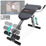 Sportstech einzigartiger 3in1 Rücken- & Bauchtrainer, Schrägbank Hantelbank klappbar,...