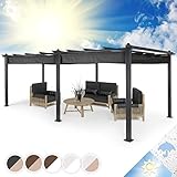 Blumfeldt Pantheon Pergola Awnings, Pavillon Wasserdicht, Stabil & Winterfest, Gartenpavillon mit,...