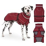 Axcimond Mantel Hund Wasserdicht Winter Hundemantel Warm Wasserdicht Hundejacke Fleece Hundepullover...