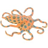 JECOMPRIS Lebensechte Blauringige Oktopus Figur aus Sicherem Kunststoff Glatte Oberfläche...