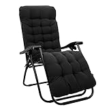 Zyncove Liegestuhl Auflage, Lange Liegenauflage170x53 cm, Tragbarel Auflage für Gartenliegen,...