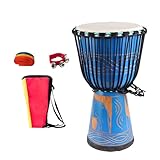 Buschtrommel Afrikanisch Inspirierte Musik, Tragbar Djembe Trommel Mit Handglocke Trommel Tasche,...