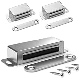 ﻿﻿ElevaPulse 4er Pack Türmagnet mit Schrauben, Magnete für Schranktüren, Magnetverschluss...