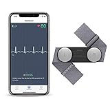 CheckMe DUO EK Mini EKG Gerät für Zuhause, Bluetooth EKG Monitor mit Brustgurt, 30s - 15min EKG...