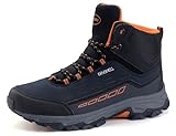 LANGDU Wanderschuhe Herren Damen Wasserdicht Leicht Wanderstiefel Outdoorschuhe Trekkingschuhe...