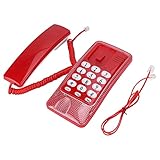 Ejoyous Festnetztelefon Schnurlostelefon Bürotelefon mit Blitzfunktion und Stummschaltung für...