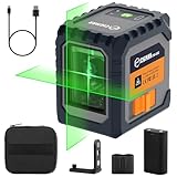 Kreuzlinienlaser, CIGMAN Kreuzlaser Grün Selbstnivellierend Laser Wasserwaage, USB-Aufladung,...