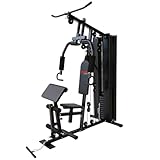 FUEL Fitness Kraftstation KS100 für Zuhause, Homegym auf 2qm, Latzug, Brustpresse, Butterfly,...