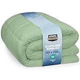 Utopia Bedding Leichte Bettdecke 135 x 200 cm, 4 Jahreszeiten, für Doppelbett, Mikrofaserdecke...