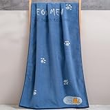 Übergroßes Badetuch mit Katzenmuster, ultraweiche Ringstange, 100 % Baumwolle, schnell trocknend,...