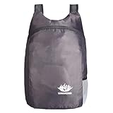 GNAUMORE Rucksack Faltbar,Faltbarer Rucksack Ultraleicht Wasserdicht,Reiserucksack...