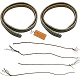 Bullwhip Fall und Bullwhip Cracker/Whip Popper – Peitschenreparaturset (Braun) Lauter Whip Cracker