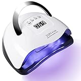 220W Nageltrockner UV LED Nagellampe Lampe für Nägel Gelnägel 57 Teilig LED/UV Lampe Tragbarer...