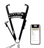 Cravallo® Caliper I Körperfettmessgerät I Fettzange I Body Fat Measure I Unkompliziert und mit...