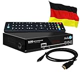 Sat Receiver MEDIAART-3 FTA vorbereitete Deutsche Senderliste Full HD Digital 2xUSB HDMI Coaxial...