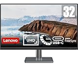 Lenovo L32p-30 | 31,5' UHD Monitor | 3840x2160 | 60Hz | 350 nits | 4ms Reaktionszeit | IPS-Panel |...