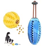 agogue 2 Stück Hundespielzeug Intelligenz Snackball Hund, Hundespielzeug Ball Kauspielzeug Ø 6cm...