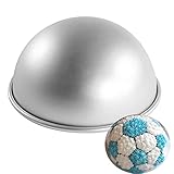 Kefyixc Halbkugel-Kuchenform aus Aluminium - Kugelkuchenform für Geburtstags- und Party-Kuchen (8...