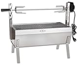 Beeketal 'SGB-8' Tisch Spießbratengrill mit Grillmotor für Hähnchen oder Rollbraten, Spießgrill...