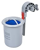 Jilong 290727 Skimmer-Poolfläche mit Rahmen, grau/blau, 40x19x18 cm