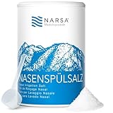 NARSA Nasenspülsalz für Nasendusche | 200 Portionen Vorteilspackung | 375g in nachhaltiger XXL...