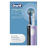Oral-B Vitality Pro Elektrische Zahnbürste Doppelpack — Electric Toothbrush, Inkl. 2...