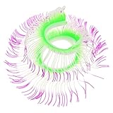 Homoyoyo Lebensechte Silikon Seeanemone Aquarium Deko mit Fluoreszierender Optik Flexible...