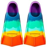 YOTAN Schwimmflossen Kinder | 100% Silikon Kurzflossen | Training Flossen | leichte Kurze...