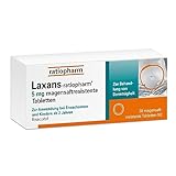 Laxans-ratiopharm 5 mg magensaftresistente Tabletten: Helfen planbar und sanft bei Verstopfung mit...