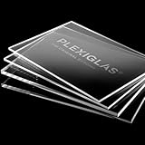 AtHaus Acrylglas PLEXIGLAS ® 2-10 mm Zuschnitt Scheibe Transparent Glasklar Materialstärke und...