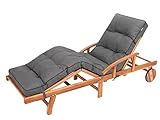 Bjird Liegenauflage, Auflage für Gartenliege 200 x 55 x 8 cm, Auflagen für Deckchair,...