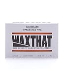 Waxthat Wakeskate & Wakeboard Wachs inkl. Polish Pad - Schwarz - Größe US: 7-13 - Für Erwachsene...