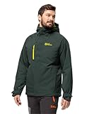 Jack Wolfskin Herren Troposphere Ins Jkt M, Black Olive/Firefly, L EU