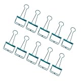 Papierklammern aus Metall, hohl, mehrfarbig, Foldback-Klemmen, große Ordner- und Büroklammern,...